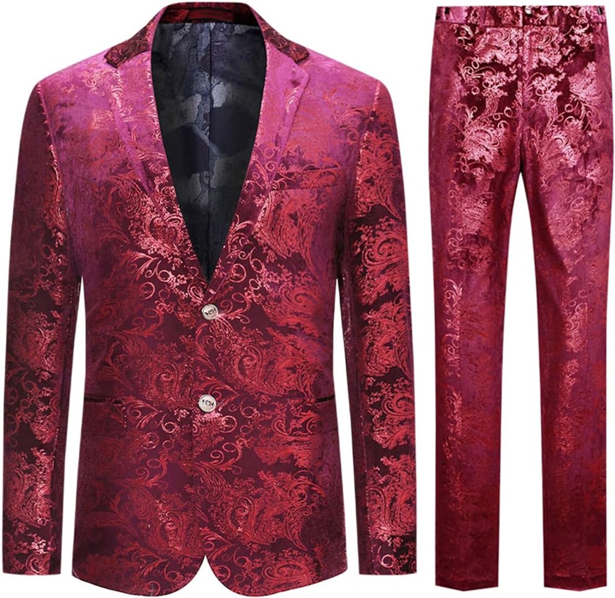 Herenkostuum, 2 stuks, bruiloft, feest, smoking, kostuum tuxedo blazer broek