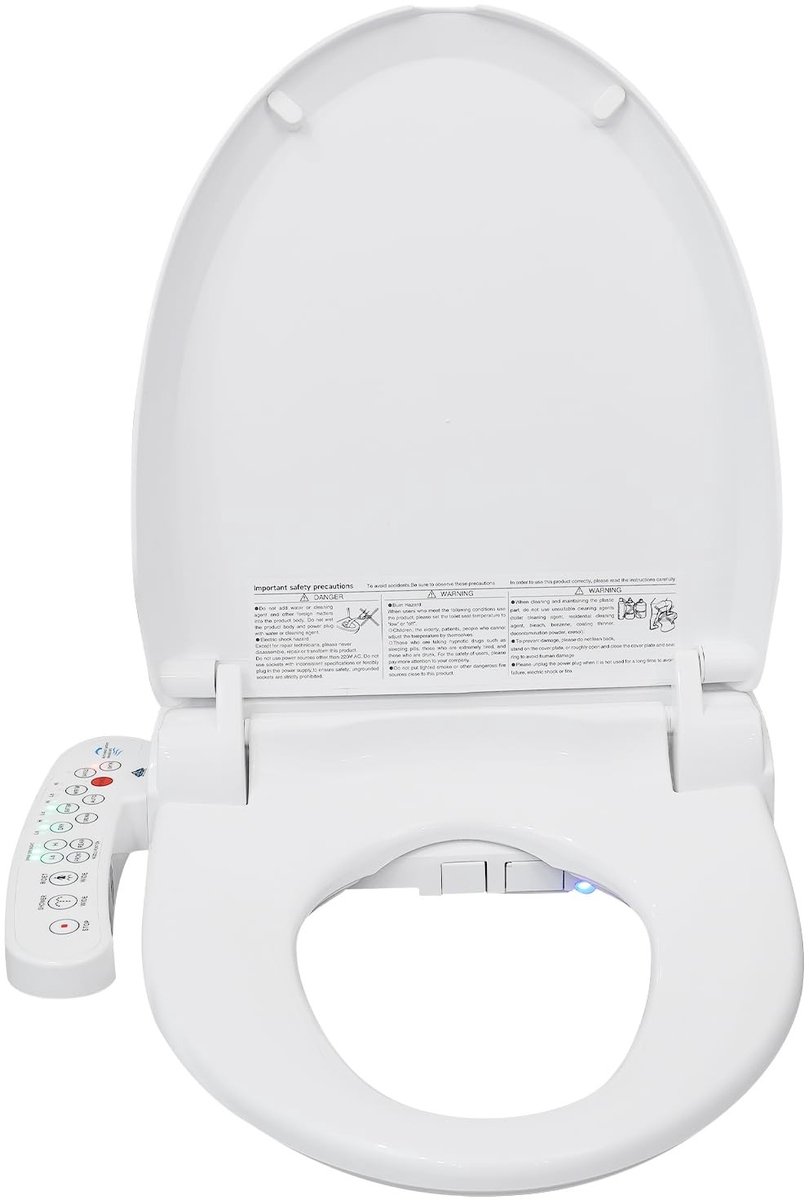 Elzusha - Slimme Toiletbril met Verstelbare Waterdruk en Verwarming