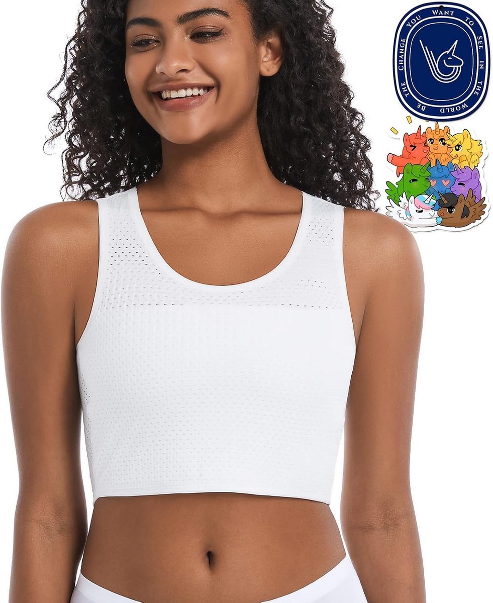 Borstband - Wit - 3XL - Moderne Uniseks Borstband voor Volwassenen
