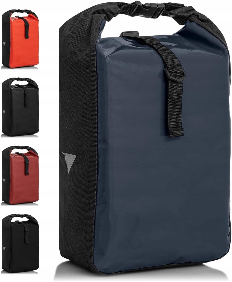 Waterdichte Fietstas voor Bagagedrager - 10kg - Reflecterend