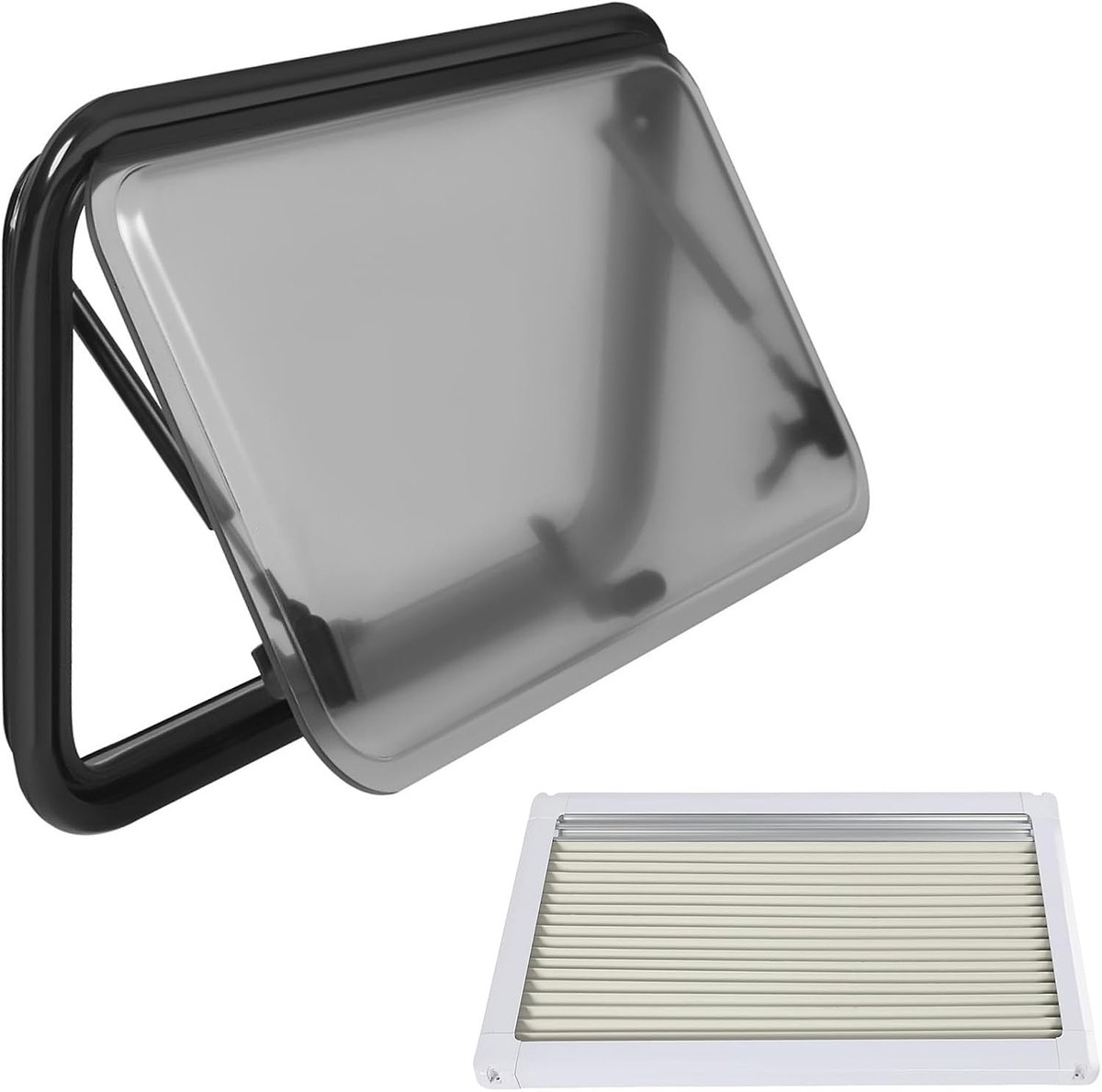 700 x 400 mm, uitzetraam, camper, aluminiumlegering & acryl & pvc, camper raam, verduistering, RV zijramen voor alle soorten campers