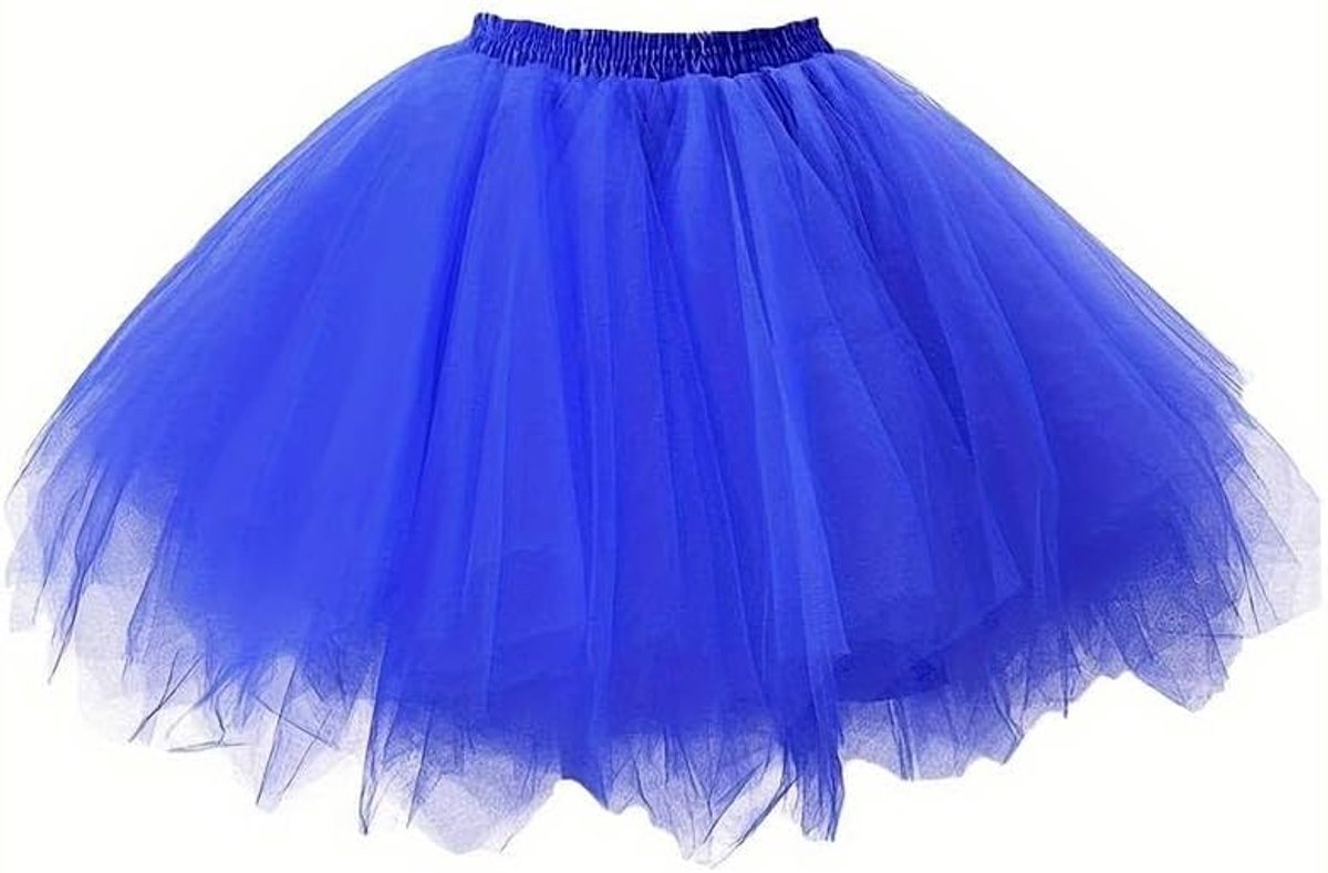 Volwassen Vrouwen 80's Tutu Rok Gelaagde Tule Petticoat Halloween Tutu