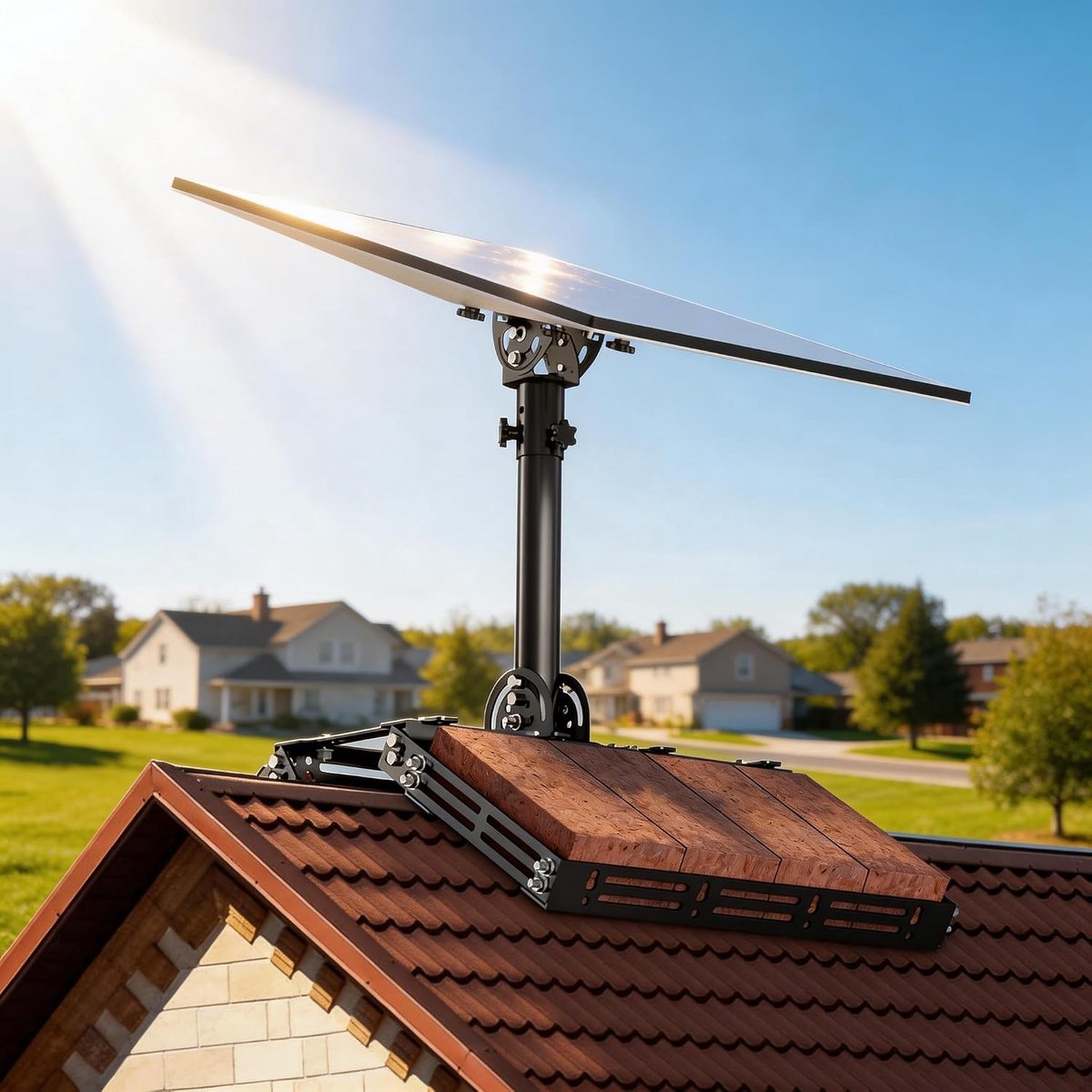 Link Gen 3 houder, verstelbaar met 160° helling en vierkante plaatbreedte, satellietmontageset voor Star link Internet Gen3 (V3)