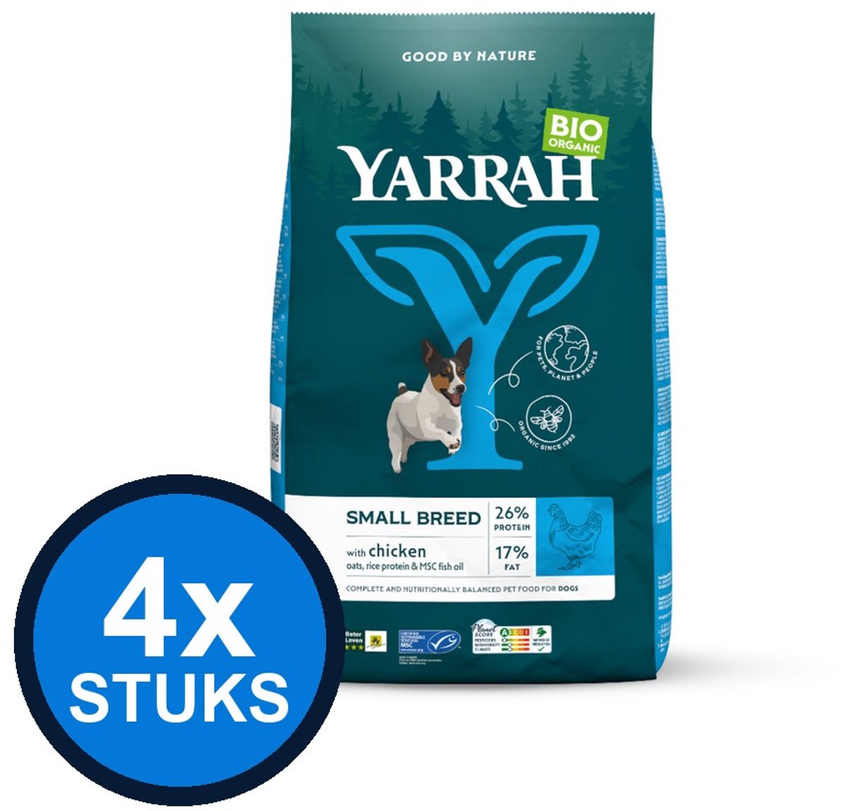 Yarrah Yarrah dog bio dry puppy&adult small chicken 2kg