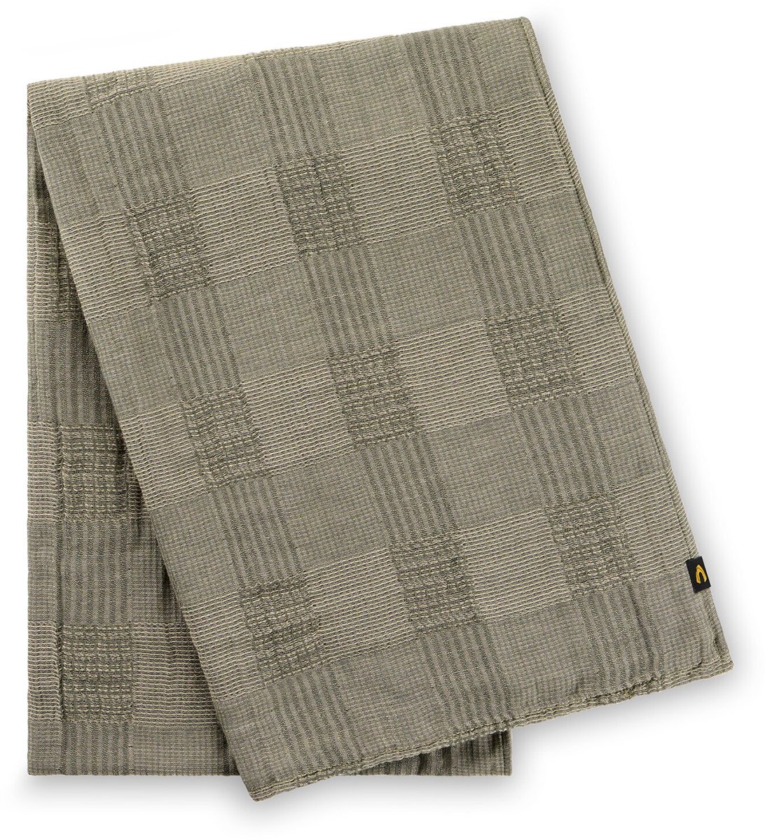 camel active Geweven sjaal van 100% katoen - Maat menswear-OS - Olijfbruin