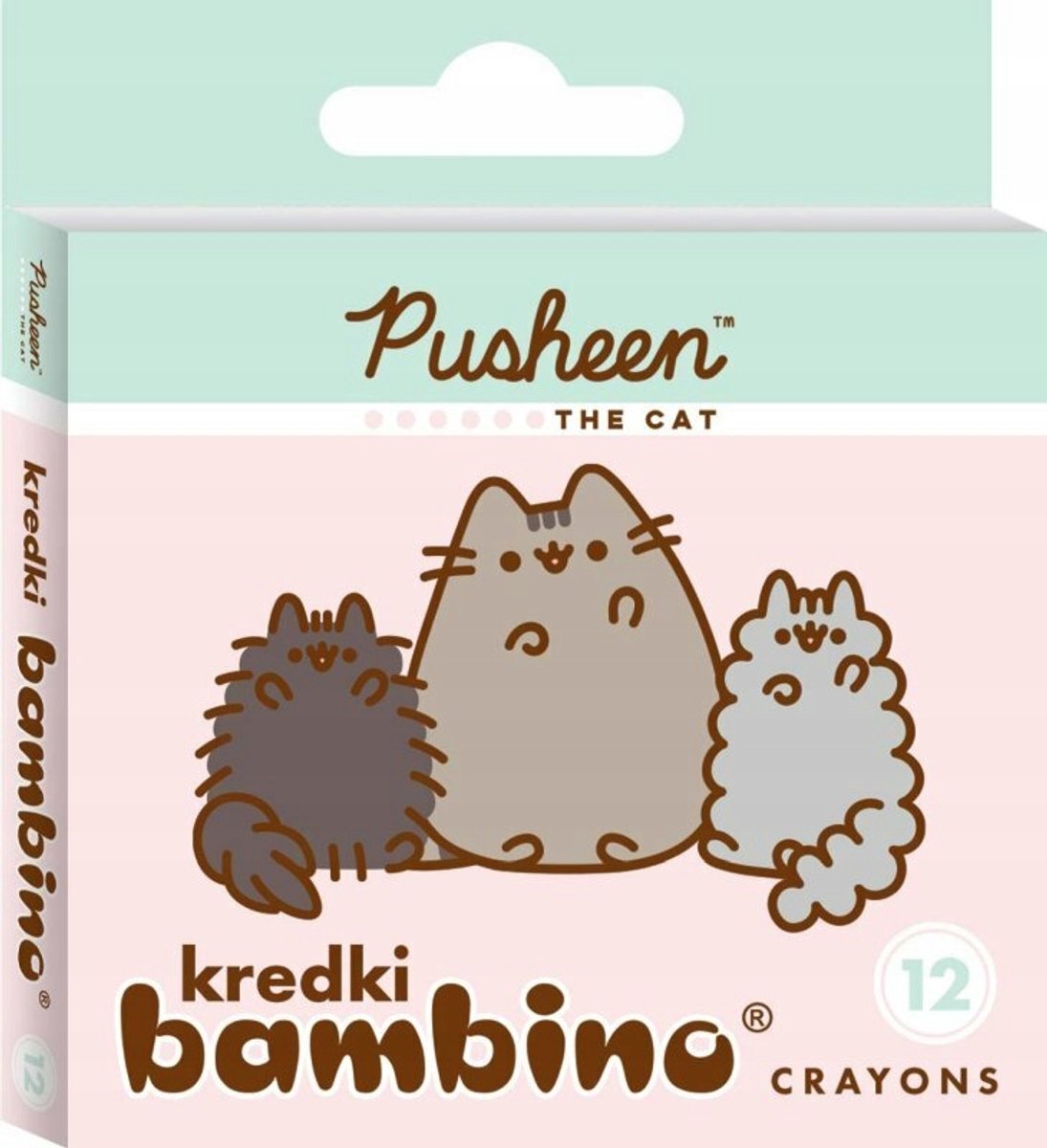 Bambino Houten Kleurpotloden 12 Kleuren - Pusheen Thema