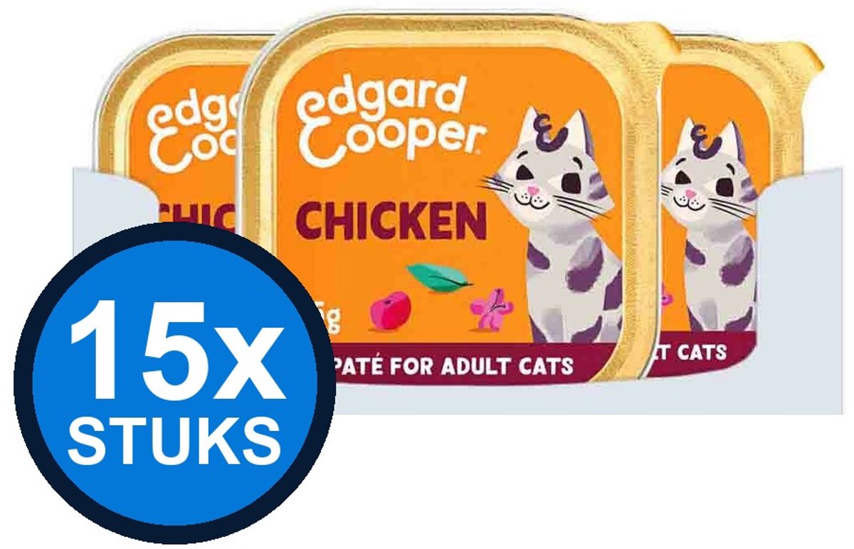 Edgard & Cooper Edgard&Cooper kat adult paté kip 85gr