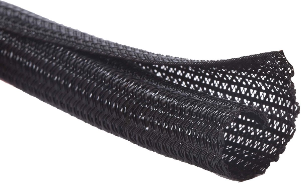 SolidKeus - Zelfsluitende Kabelsleeve 10mm x 3.1m Zwart