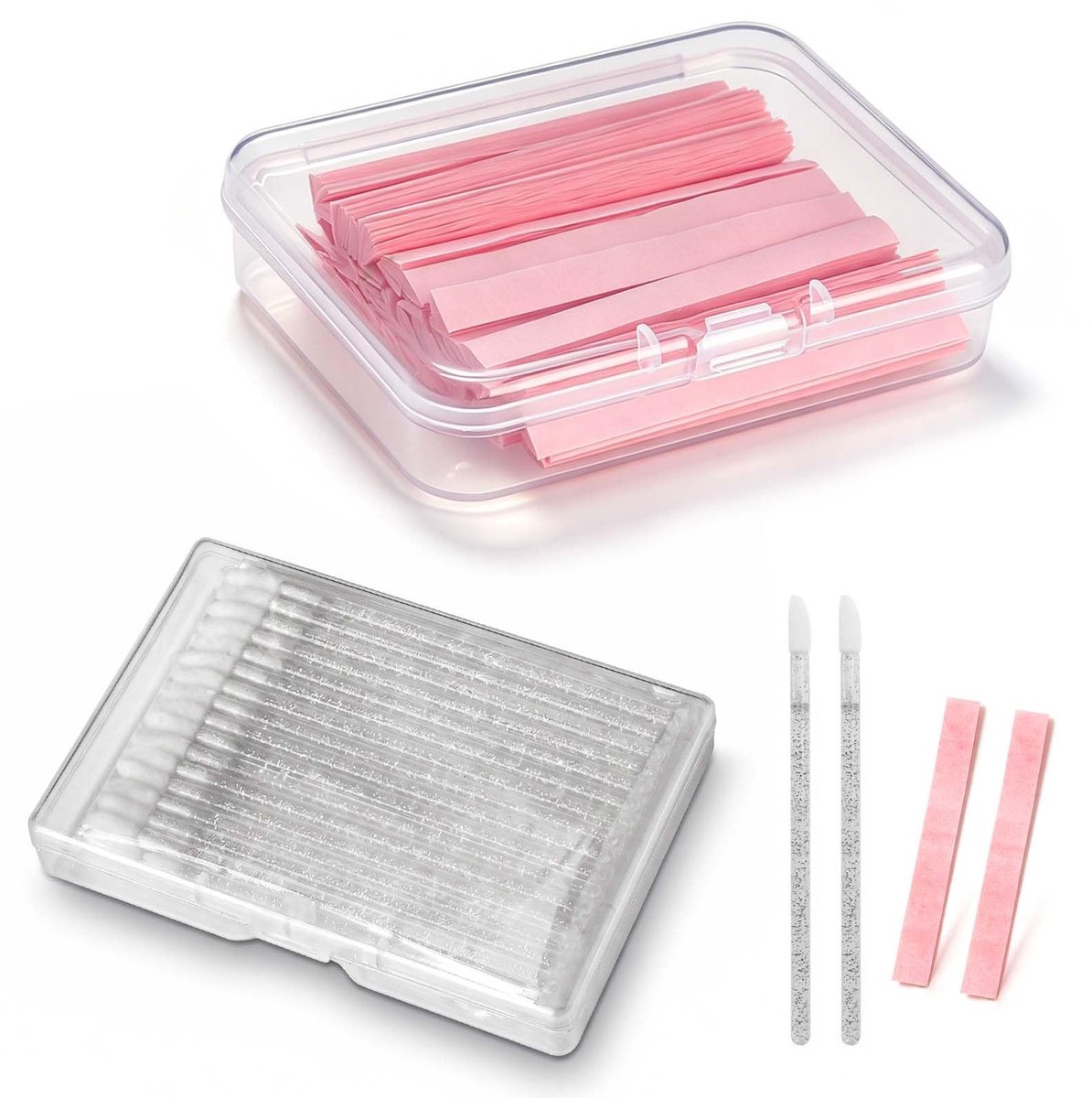 SolidKeus - 1000 Wimperverhogingsstrips met 50 Wattenschijfjes voor Professionele Lash Lift