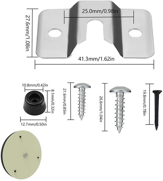 SolidKeus - Dartbord Houder met Montagekit — afbeelding 2