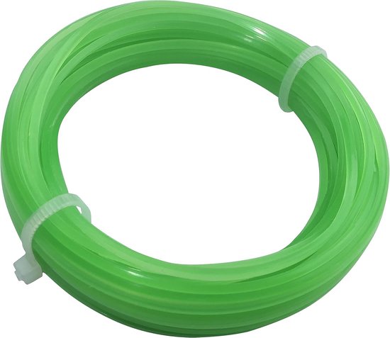 C49964 - Set van 2 vierkante vervangende draadspoelen 1,3 mm x 10 m voor grasmaaier/trimmer - touw/spoel voor bosmaaier - nylon koord - kunststof - groene kleur — afbeelding 2
