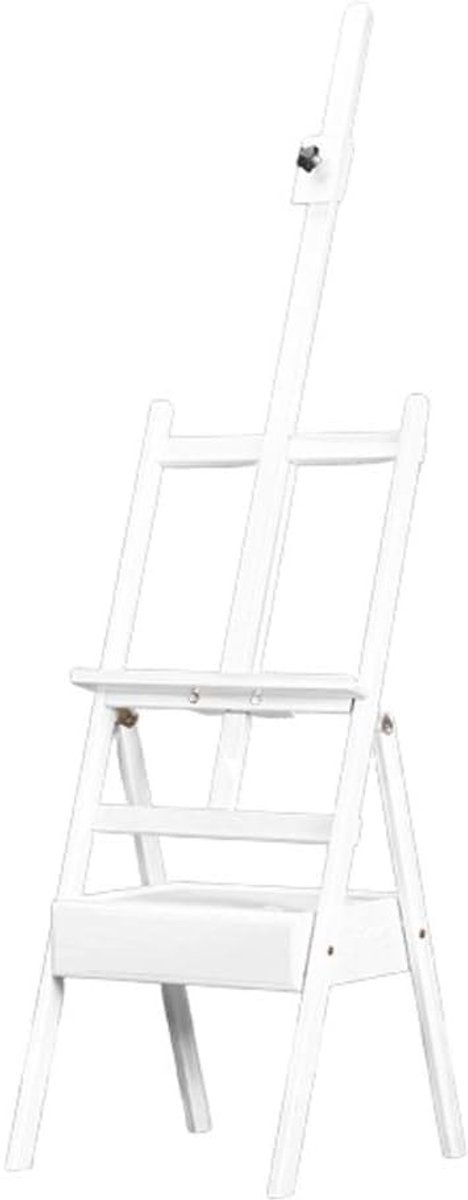 Ezel Schildersezel instelbare houtschets opvouwbare reizen ezel met opslaglade Ezelschets tekening for kunstenaar kunst levert schildersezel (Color : White, Grootte : A)