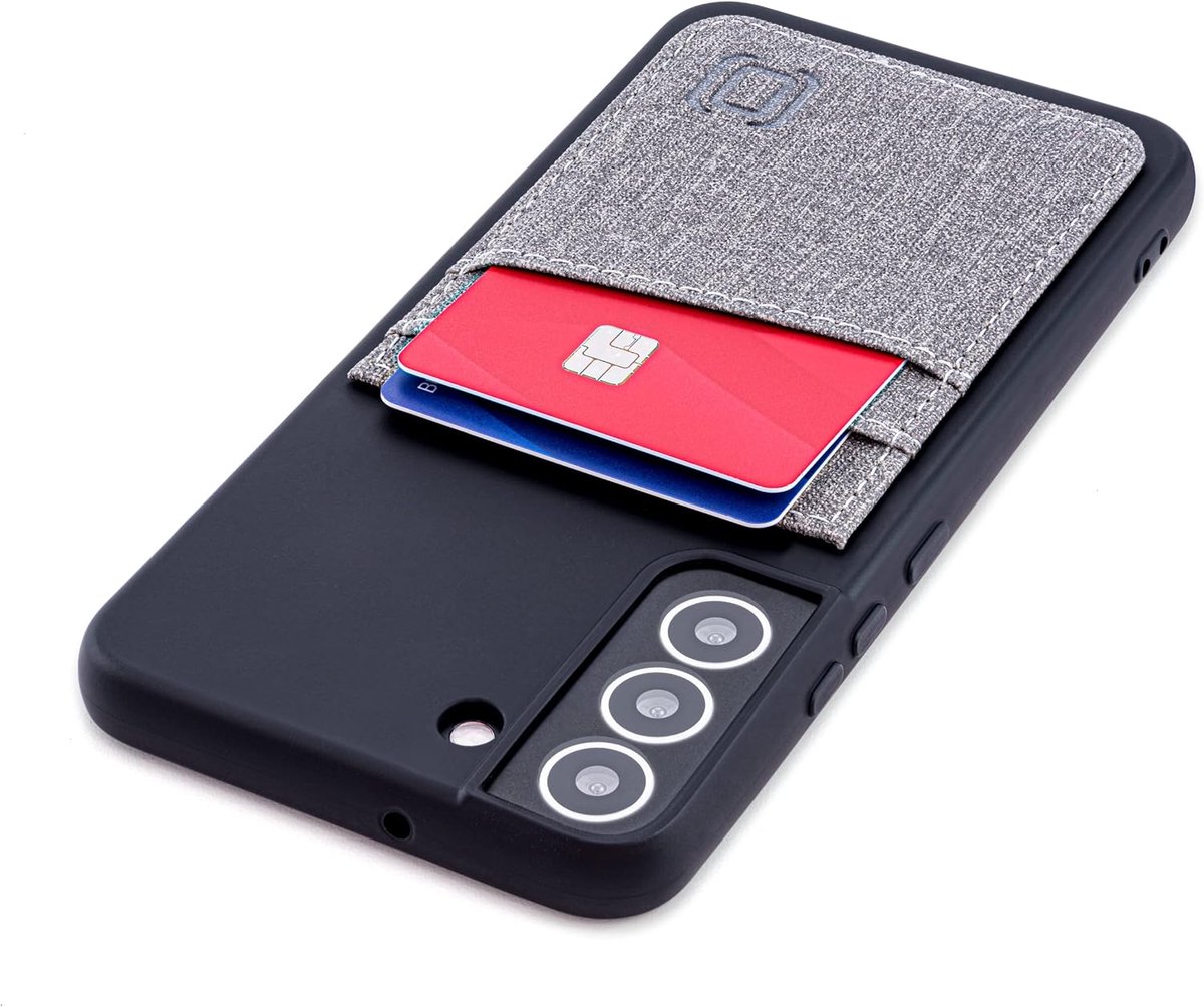 Dockem voor Galaxy S22 Plus Magnetische Monteerbare Kaartbehuizing met Metalen Plaat, 2 Kaartsleuven (Luxe M2T, S22 Plus)
