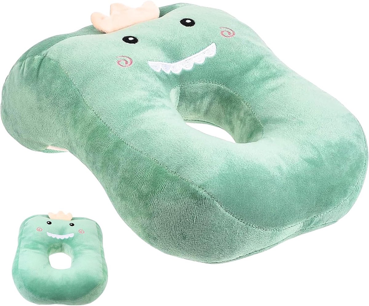 Piercingkussen met gat, piercingpillow, kantoor-dutjeskussen, zacht nekkussen, hoofdkussen met gat, donutkussen voor dames en meisjes