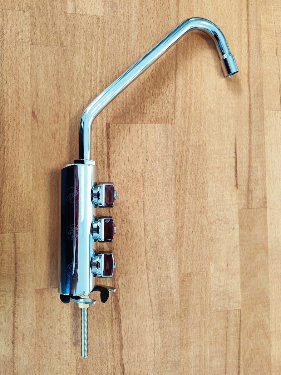 Kraan voor onderbouwwaterdispenser: koud, bruisend, gefilterd
