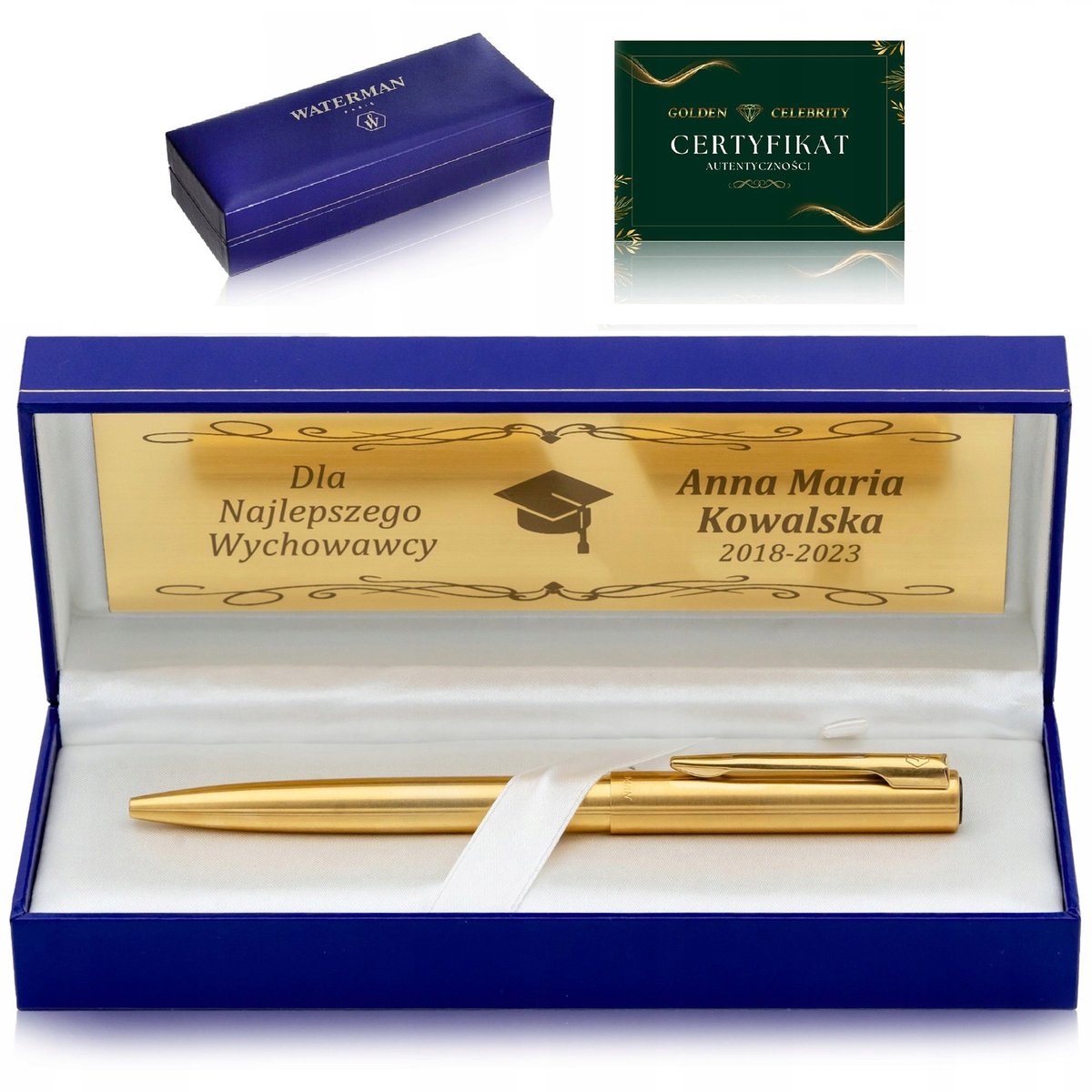 Luxe 24K Gouden Pen met Gravure Doos - Uniek Cadeau
