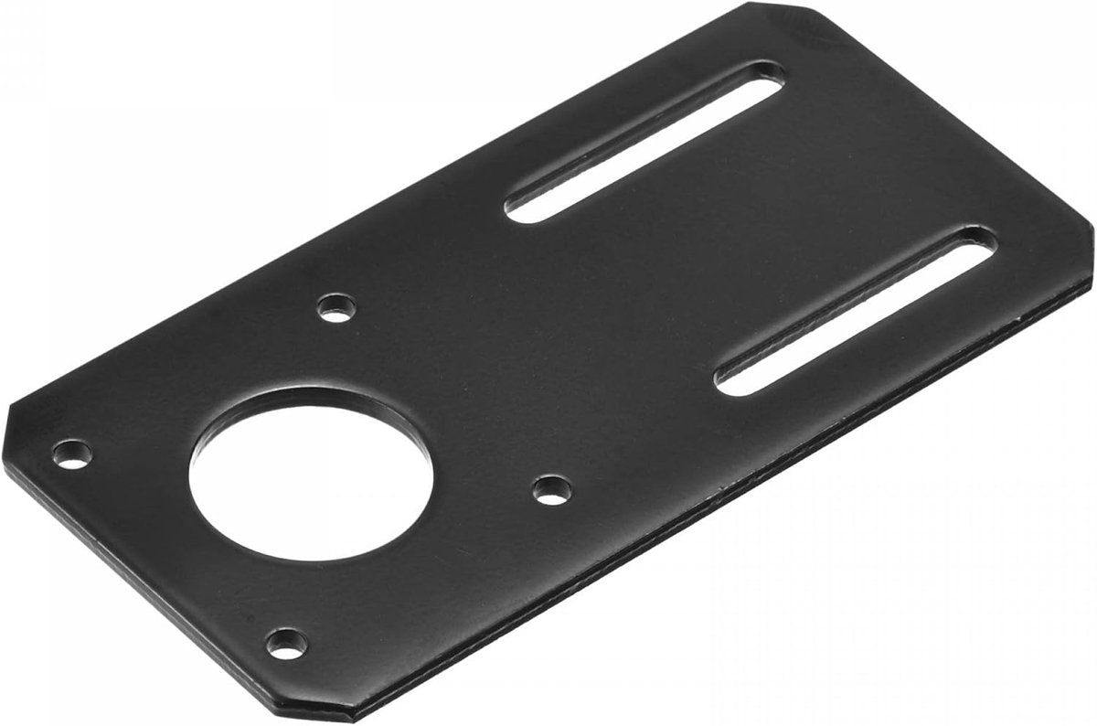 Sourcing map Motorhouder 100x50mm zwart voor NEMA 17 stappenmotor