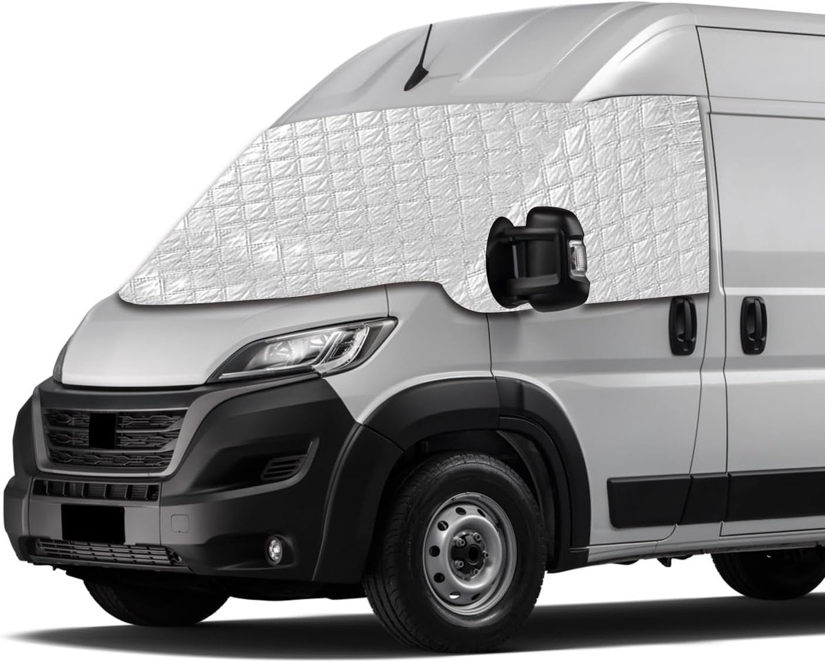 Compatibel met FIAT Ducato/Opel Movano/Citroen Jumper X250/290 (vanaf 2006) Bescherming tegen UV/ijs/vorst/regen/vallende bladeren Windscherm Scheibenbescherming