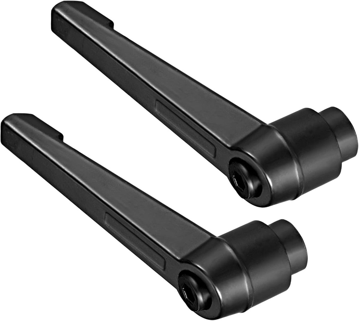 M10, verstelbare greepklem, machineknoppen, binnendraad, zwart, voor lasapparaten, gecoat staal, 2 stuks