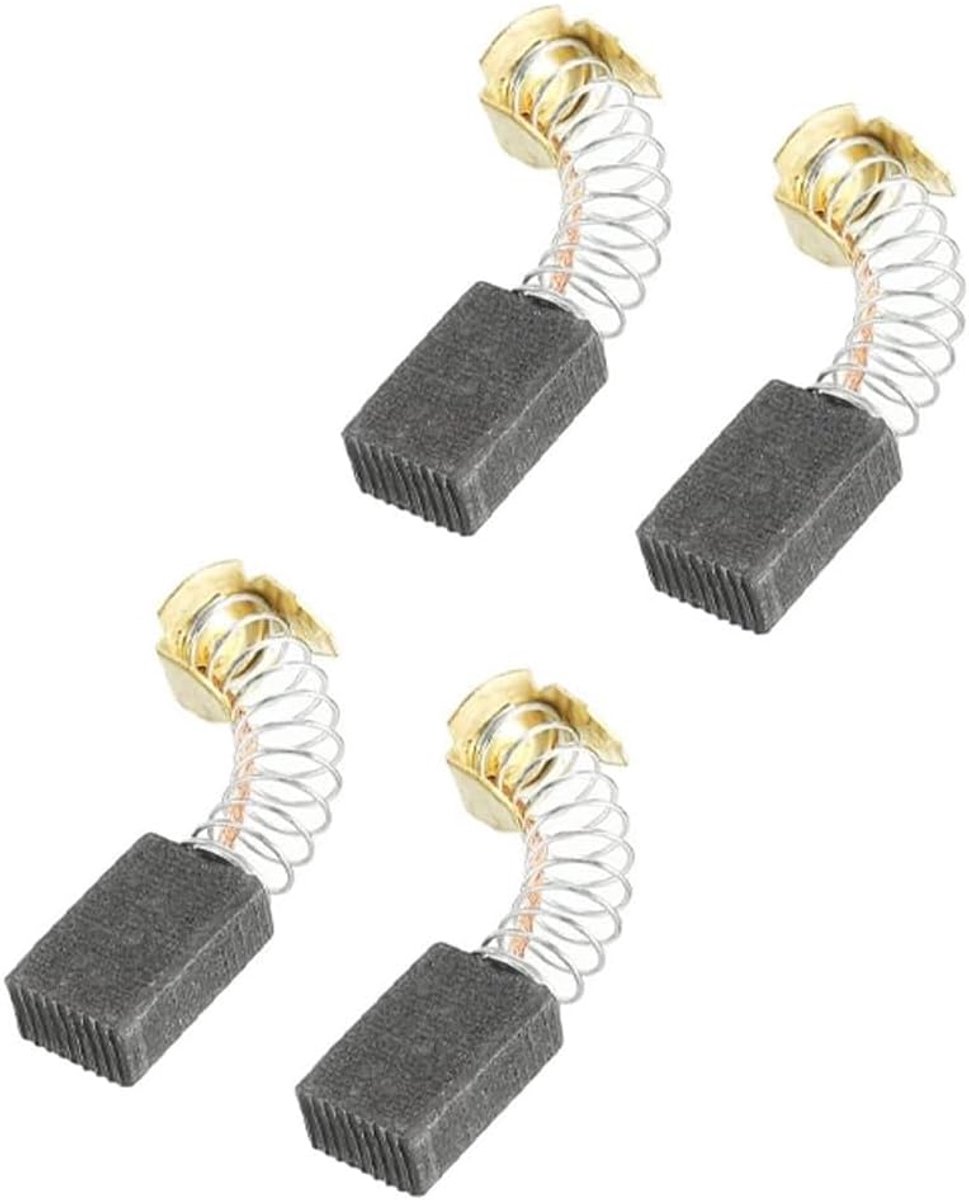 4 reservekoolborstels voor motor, koolborstels voor gereedschap, elektrisch gereedschap, elektromotor (6 x 10 x 15 mm)