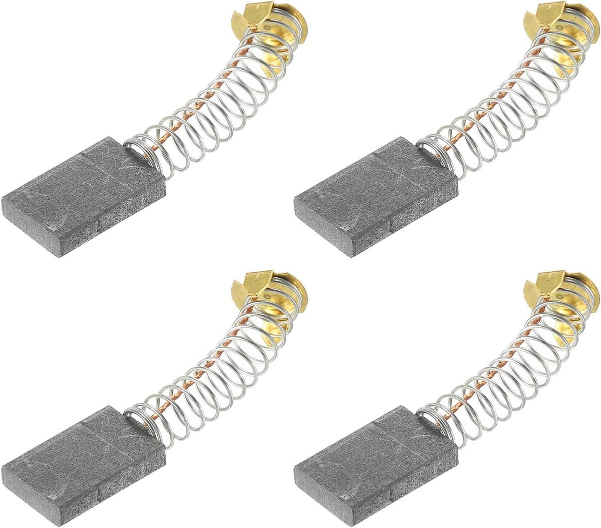 Koolborstels 25x16x5mm voor Elektrische Motoren Power Tool Haakse Slijper Tafelzaag Reserveonderdeel Reparatie, 4 Pack