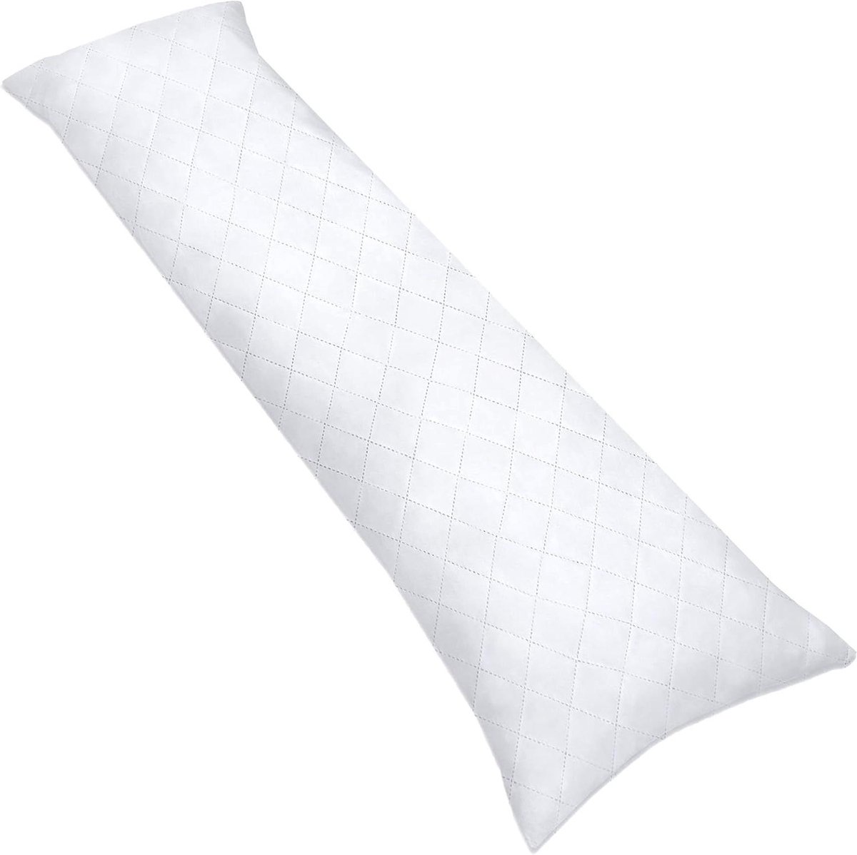 Kussenvulling - Lang Kussen - Zijslapers Ondersteuning - Verstelbare Vulling - 40x200 cm - Wit