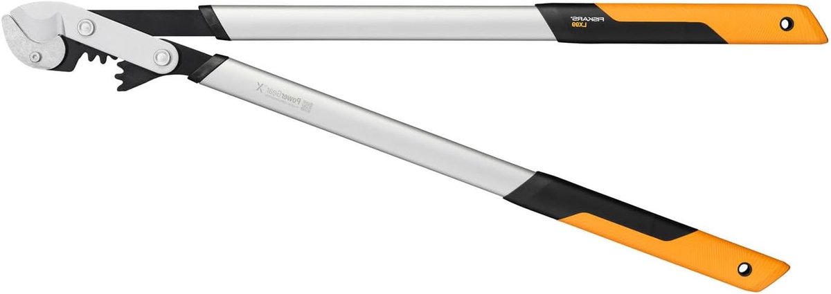 Takkenschaar - Snoeischaar - Droog hout knippen - Drievoudige knijpkracht - 80 cm - Zwart/oranje