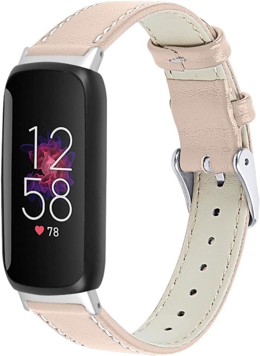 Lederen Horlogeband met Bloemenpatroon voor Fitbit Inspire 3, Duurzame Polsband, Stijlvolle Accessoire voor Activiteiten Tracker