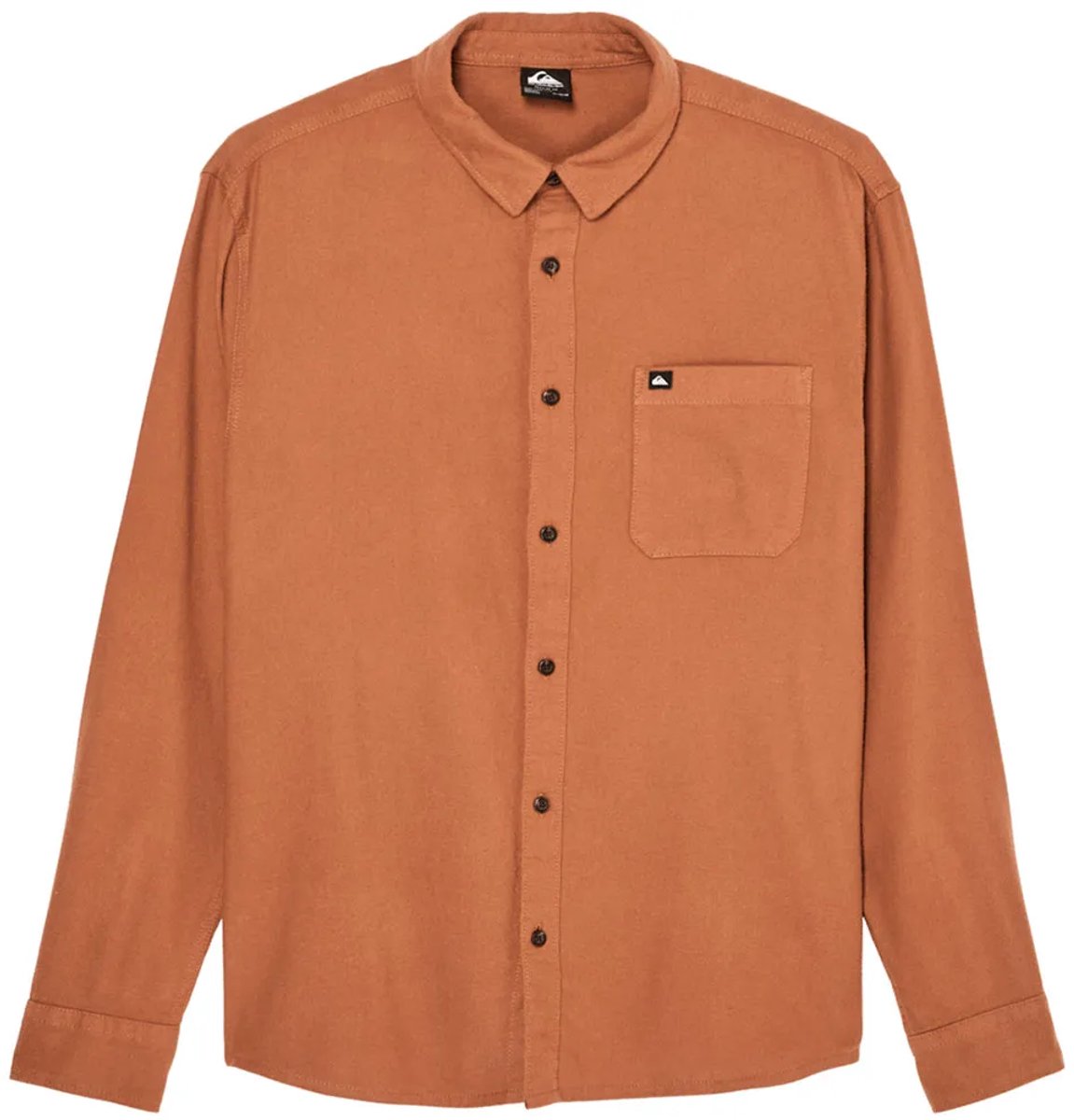 Quiksilver Motherfly Solid Overhemd Met Lange Mouwen XL Man Rawhide
