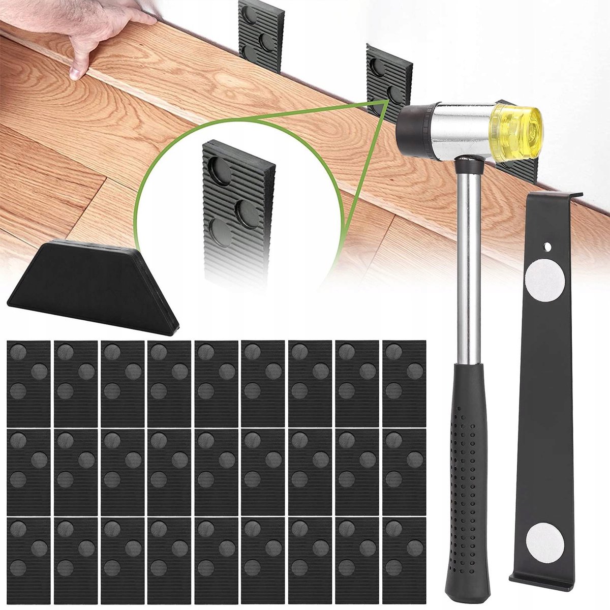 Complete Vloerinstallatie Set voor Laminaat & Hout (7-15mm)