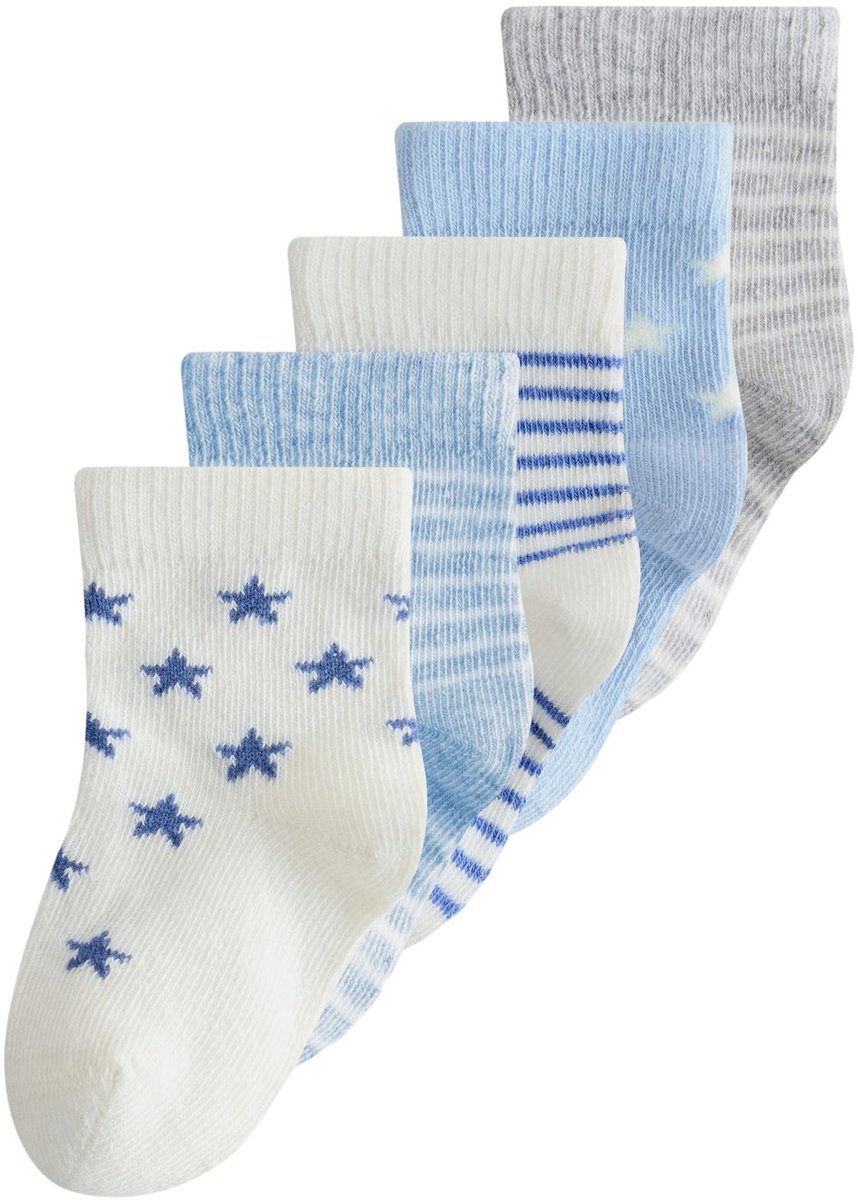 Next - Jongens - 5 Paar sokken - Blauw