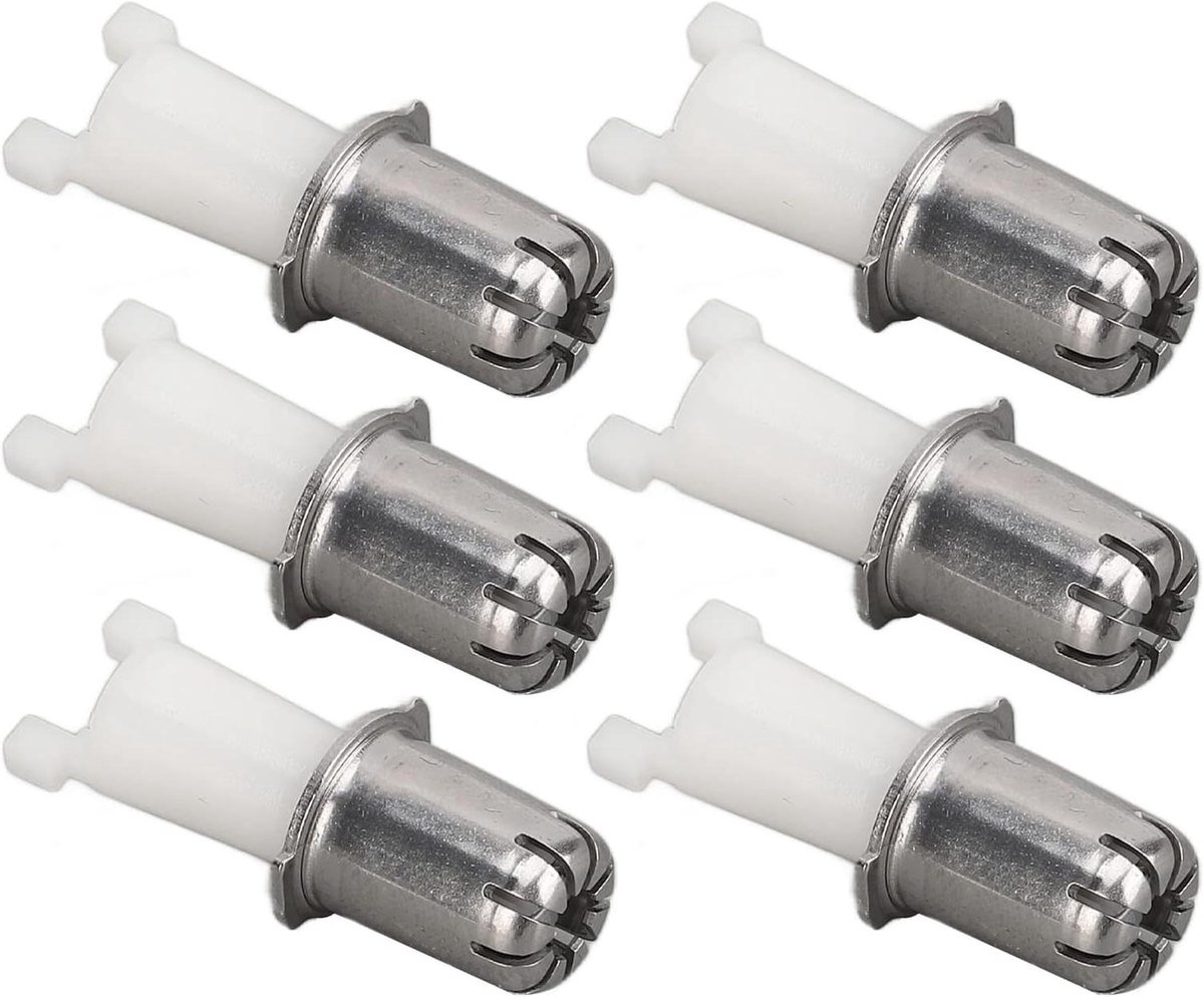 Vervangende Neushaartrimmerkoppen - Reservekoppen Trimmer - Persoonlijke Verzorging - Universele Compatibiliteit - 10 stuks - Zilverkleurig