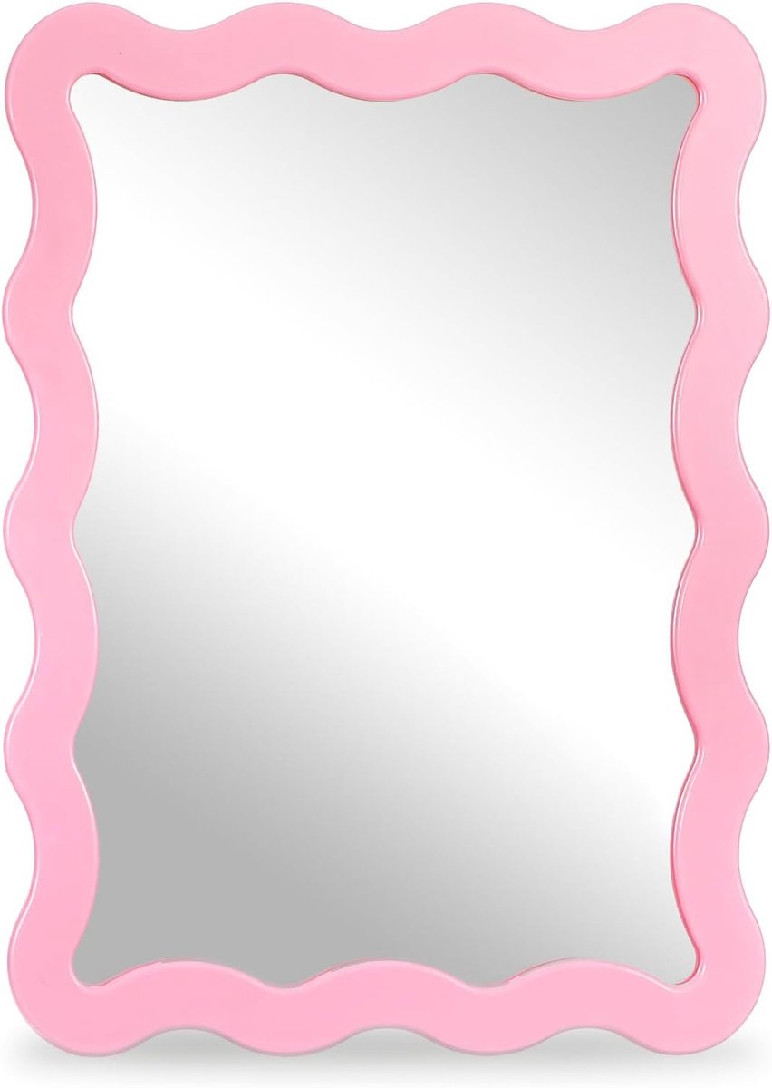 SnelShoppen - Magnetische Kast Spiegel, Draaibare Make-up Spiegel, 17.8 × 13.2 cm, Compact Spiegel voor School Lockers, Gym, Kast, Kantoor, Badkamer,