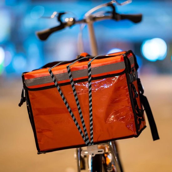 Set van 2 Elastische Bagage Spanbanden, 3-in-1 Fiets Stretch Strap, Verstelbare Expander met Haken voor Fietstassen en Motoren (120-240cm) van Merkloos — afbeelding 5