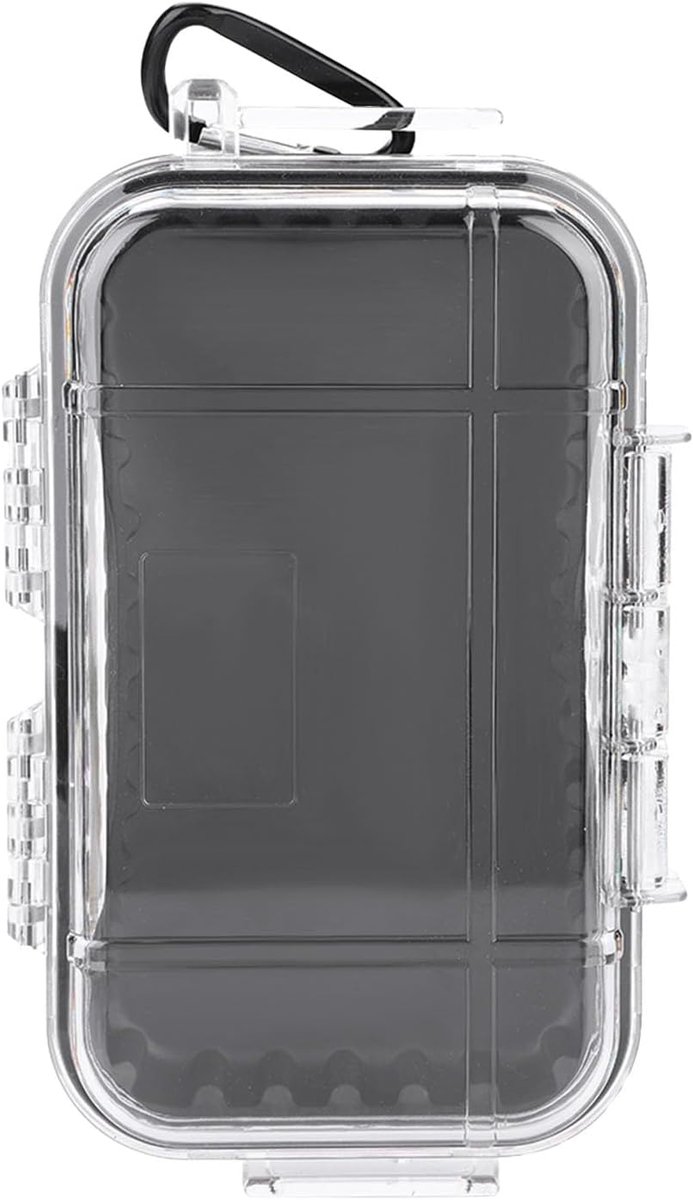 SnelShoppen - Schokbestendige Opbergkoffer, Luchtdichte Draagtascontainer voor EDC Tools, Telefoons, Sleutels, Rubber Bescherming, Stevige ABS Kunstst