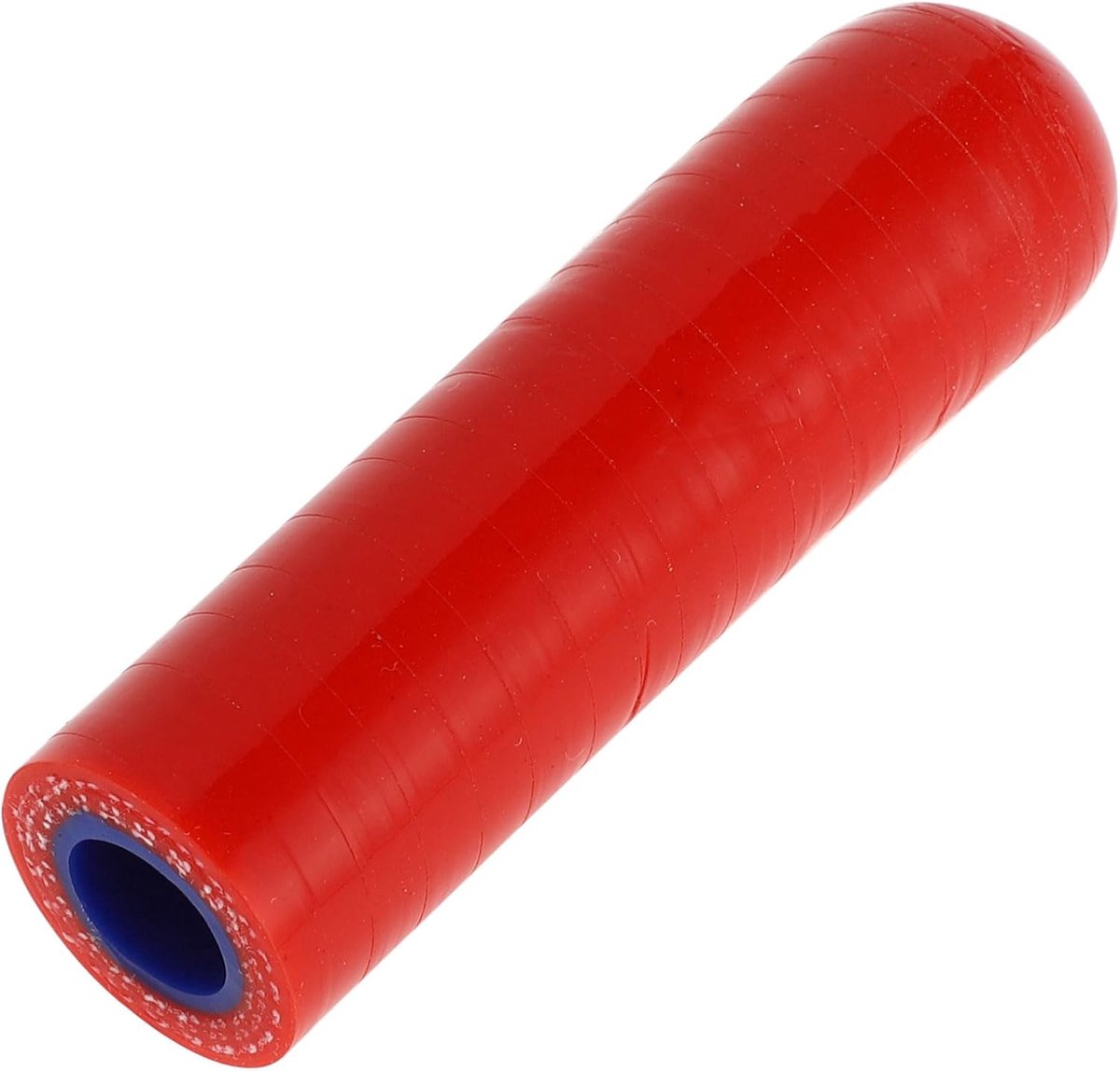 SnelShoppen - Silicone Rubberen Eindstopper 60mm Lengte 10mm ID Rood Blauw - Universele Takkentube Stoppers voor Koelmiddel, Motorolie en Remvloeistof