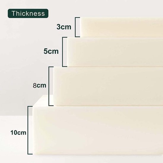Opvouwbare Schuimmatras - Draagbare Futon Bodembed - Logeerpartij Gasten - Afneembare Hoes - 200 cm lang - Rood — afbeelding 2