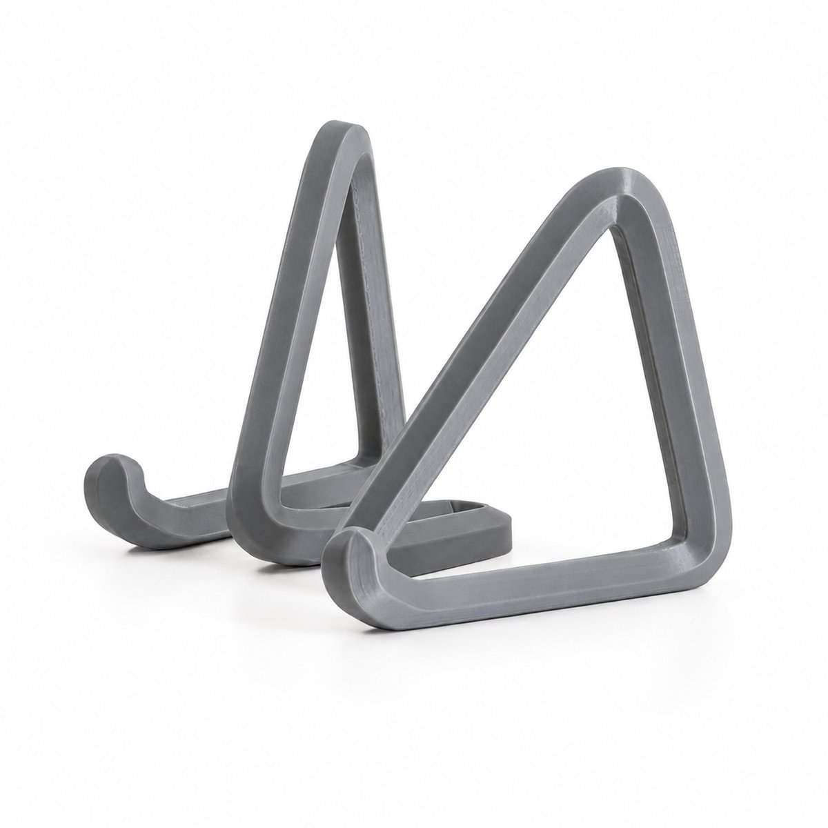 Modena™ Tablet Houder - Tablet Standaard - Italiaans Design - Universele Tablet Houder - iPad Houder - Tablet Stand - Bureau Tablet Houder - Ergonomische Tablet Steun - Geschikt Voor Apple iPad, Samsung Galaxy Tab En Meer - Stabiel - Compact - Grijs