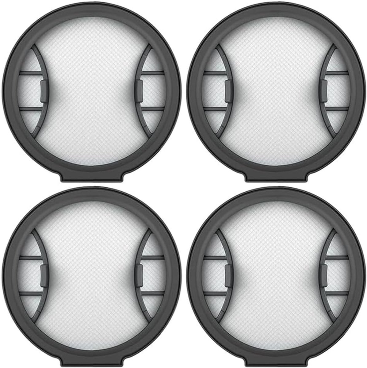SnelShoppen - Vervangende Filter Sets voor P-h'2000/3000 Serie Draadloze Stofzuigers XC2011 XC2012 XC3031 XC3032 XC3033 XC3131 XC3132 XC3133 (4 PACK)