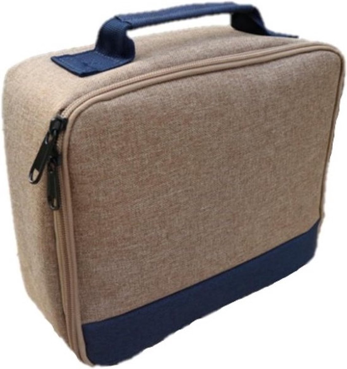 Draagbare Organizer Tas voor Projectoren en Accessoires, Geschikt voor de Meeste Projectoren, Bruin, Ideaal voor Reizen en Opslag