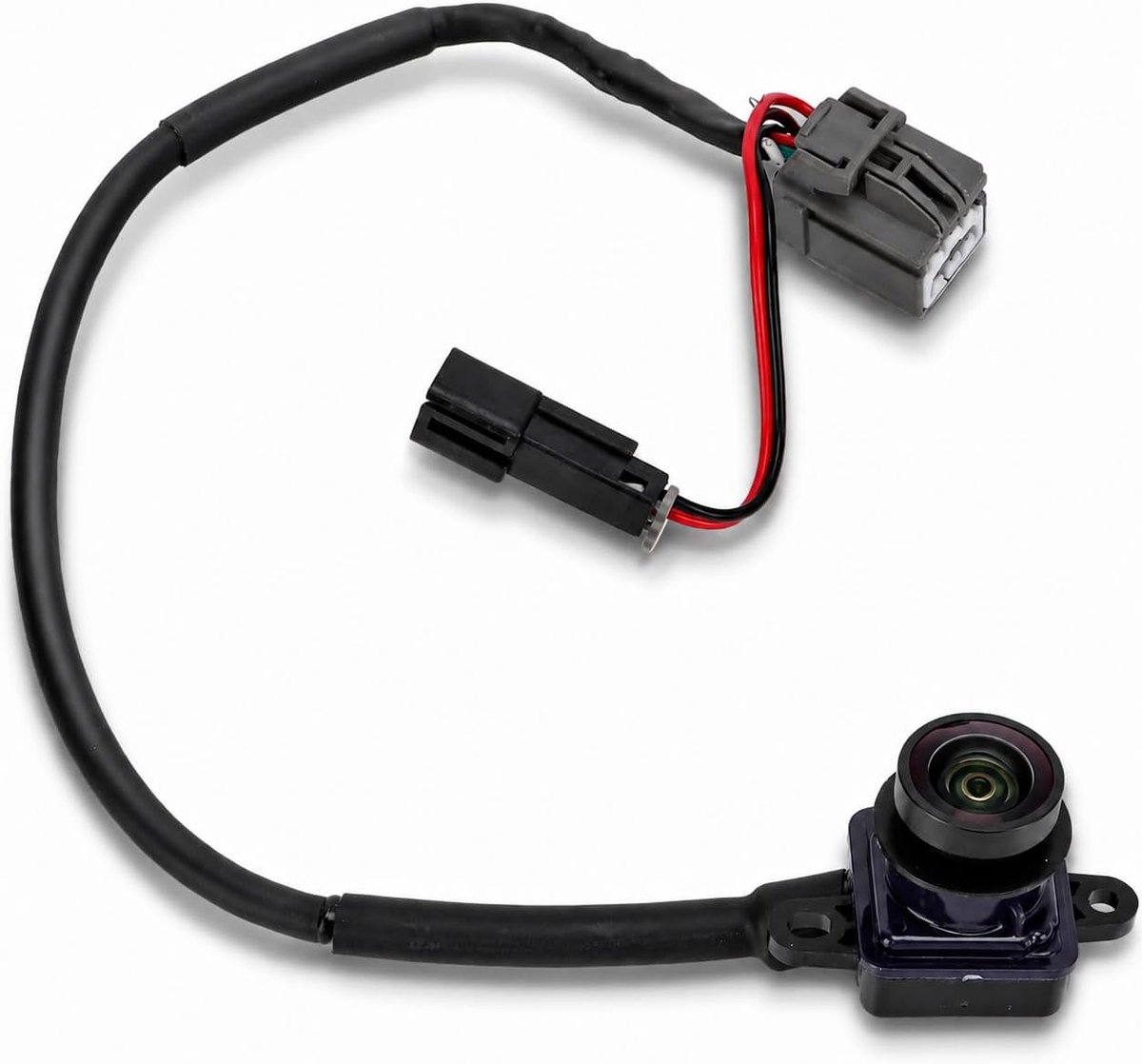 SnelShoppen - Achteruitrijcamera met parkeersensor, Zwart ABS, Vervangende achteruitrijcamera, Duidelijk beeld, IP68, Waterdicht, Geschikt voor Journe