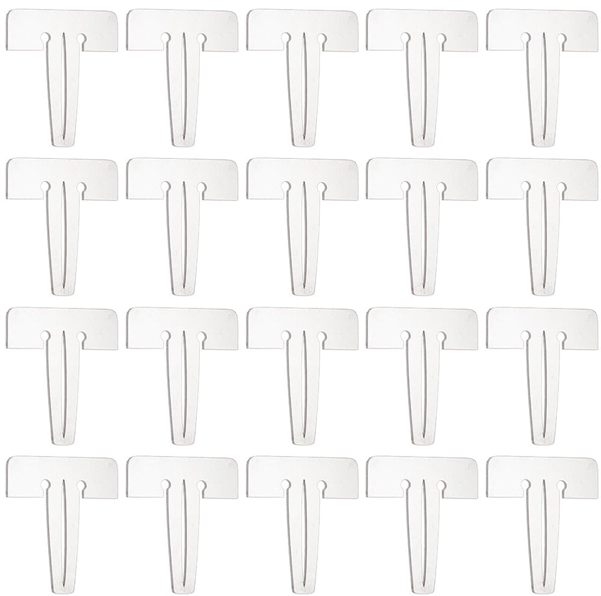 SnelShoppen - 30 Stuks Honeycomb Bed Pennen - 304 RVS Honeycomb Plaat Vergrendelingspennen - Geschikt voor Laser Snijmachine en Graveermachine - 25x22