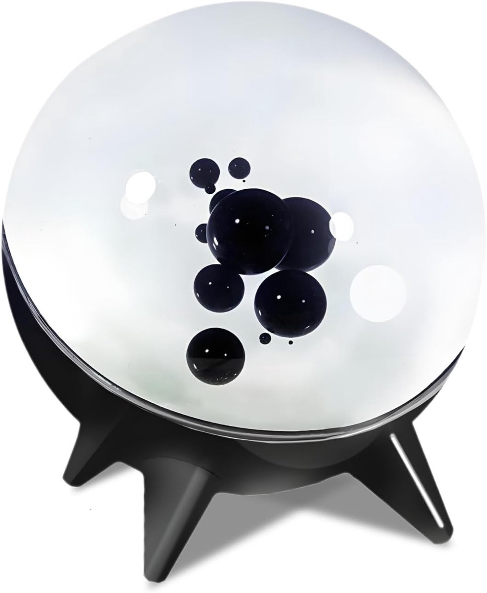 SnelShoppen - Ferrofluid Geluid Visualizer, Magneet Vloeistof Lamp voor Muziek en Ambient Geluiden, Dansende Visualisaties, Unieke Desktop Decoratie