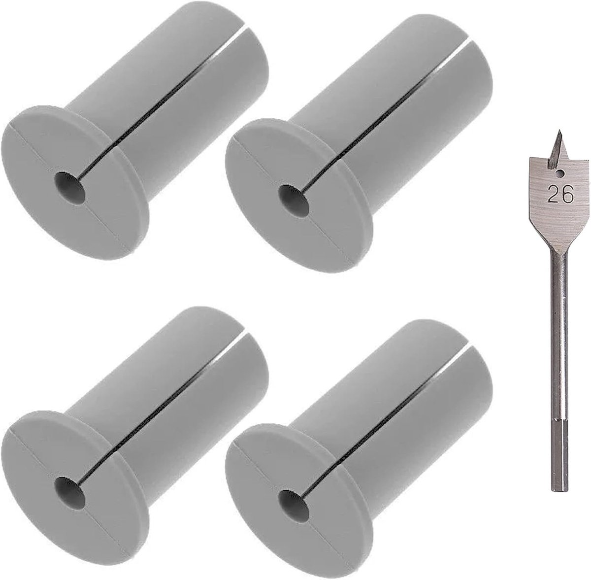 SnelShoppen - 4-delige Kabelgeleider Kit voor Starlink, Wanddoorvoer voor Wanddoorvoer Kabel voor Starlink Kabel Router en Ethernet Adapter (Grijs)