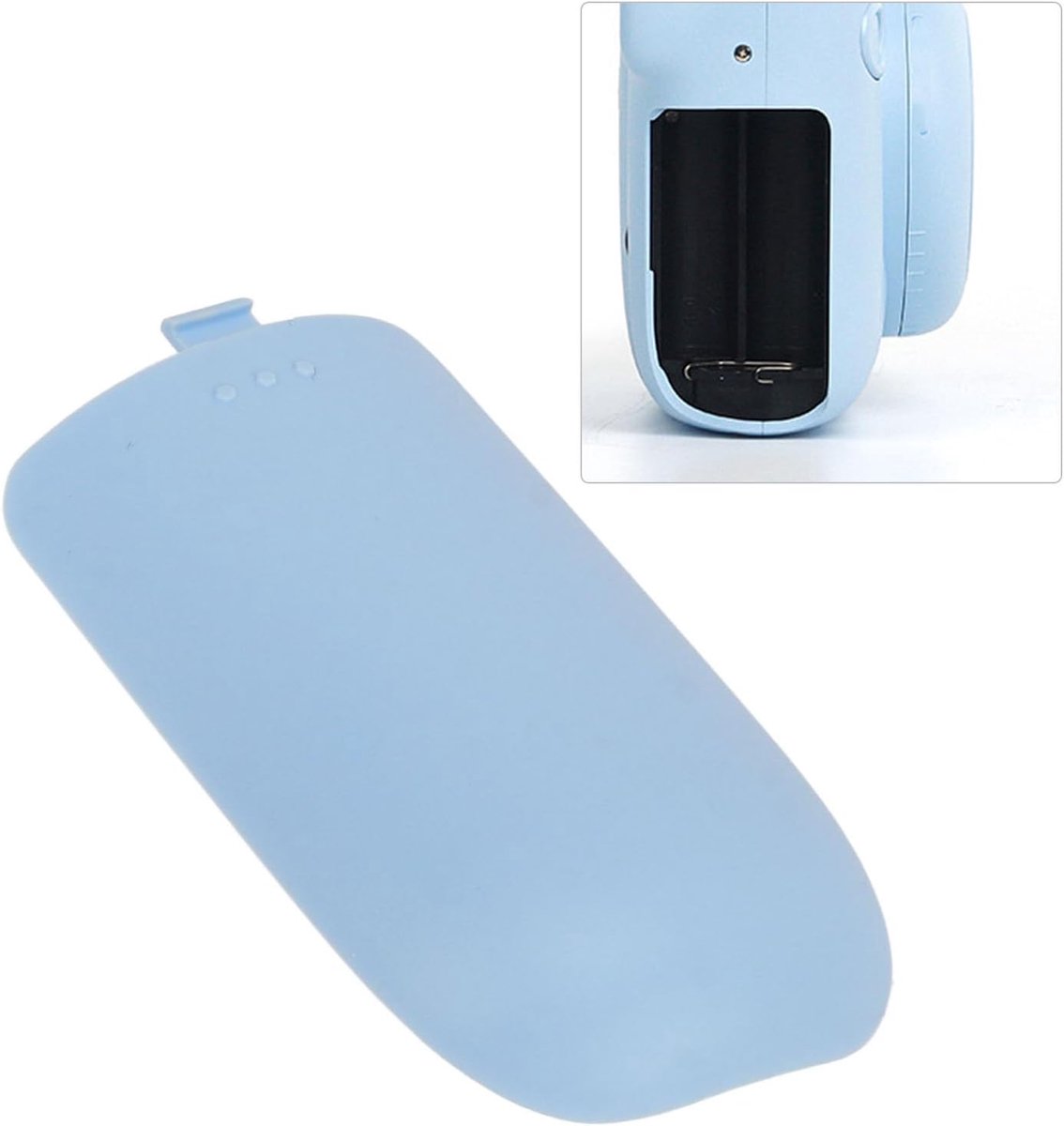Batterijdeksel voor camera - blauw - vervangend deksel - eenvoudig te installeren - ShopVlot