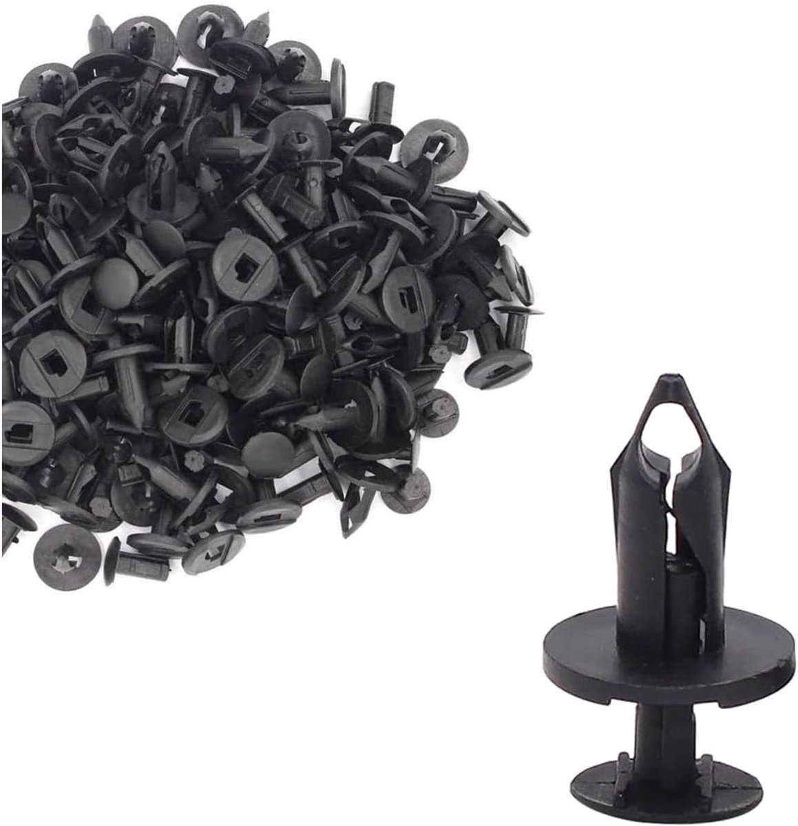 SnelShoppen - 50 Stuks Auto Deur Trim Clips - Draagbare Auto Deur Montage Clips - Bumperbescherming - Robuuste en Duurzame Kunststof Deurtrim - Perfec