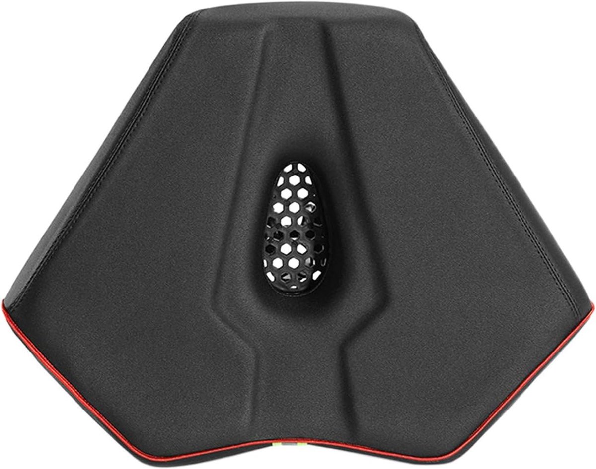 Racefietszadel - Fietszadel Gewatteerd - Comfortabel Fietsen - Geventileerde Structuur - 33x26x7.5cm - Rood