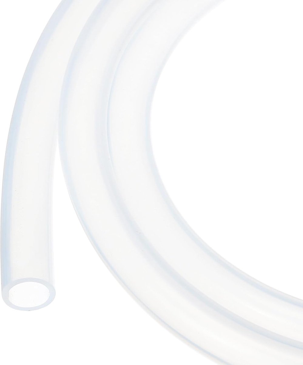 SnelShoppen - 1m Silicoon Slang 10mm ID 13mm OD Transparante Industriële Plasticslang Pure Silicoon Hoses voor Pomp, Siphon, Afvoer, Irrigatie en Brou