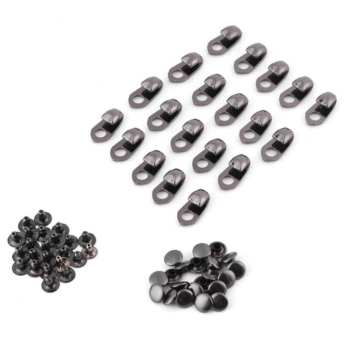SnelShoppen - 20 Stuks Laarzen Eyelets, Riemen Haken, Schoenveters Oogjes met Nieten, Duurzaam Legeringsmateriaal, Ideaal voor Wandelen, Klimmen en DI