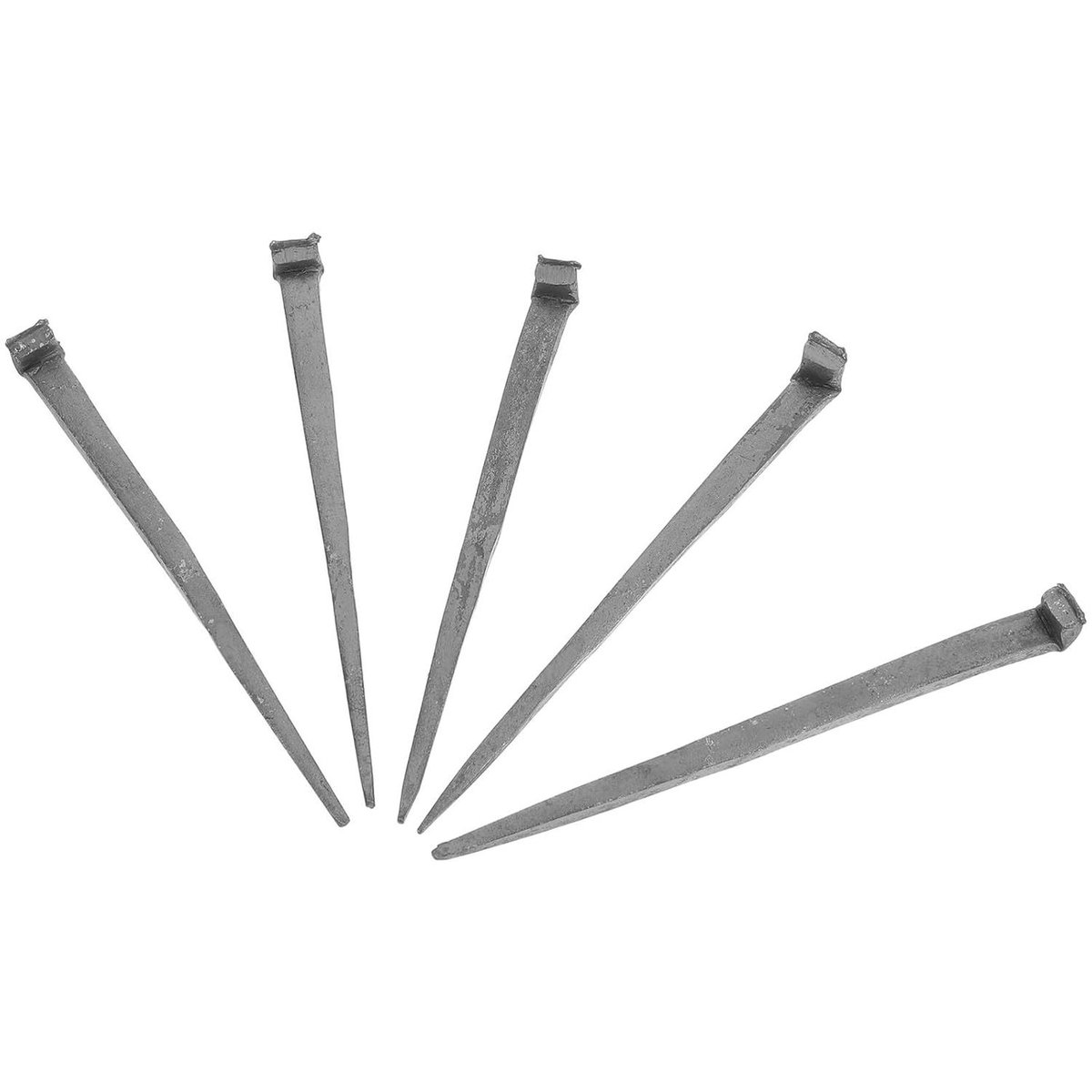 Kleine Scheepsnagels - Houtnagels Modelbouw - Modelbouw Boten - Gebogen Kop Binding - 10.5 cm - Zilver